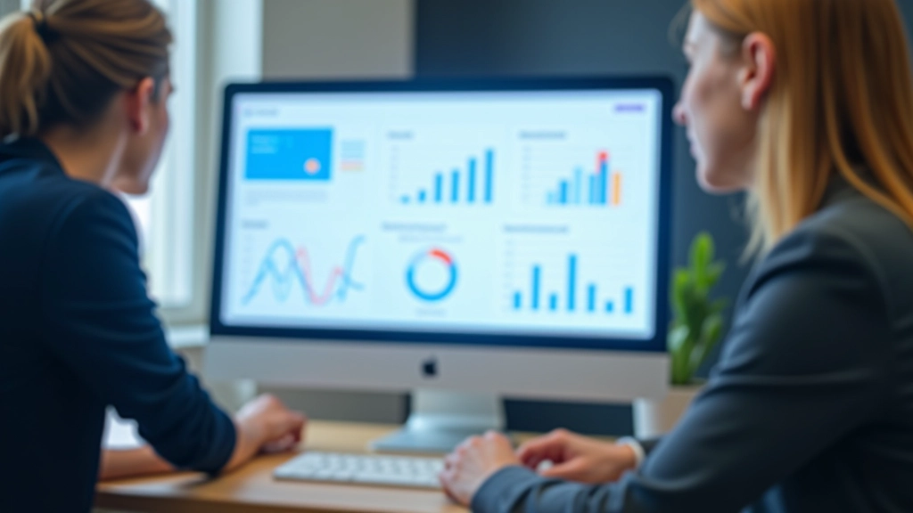 Personne mesurant les résultats et statistiques