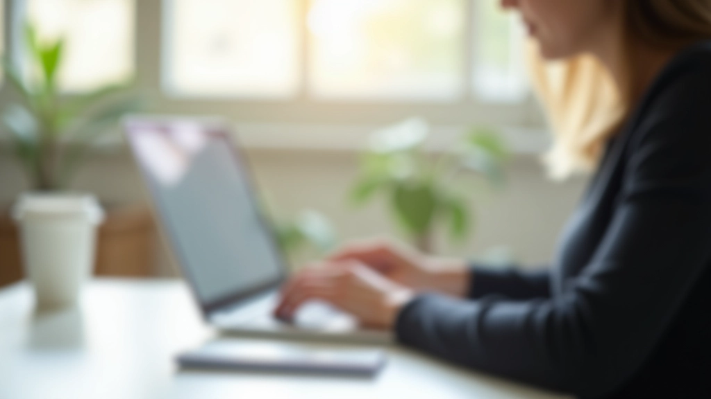 Personne qui travaille sur un ordinateur portable avec Gumroad ouvert, interface de vente en ligne